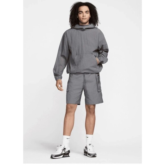 Nike Sportswear Tech Pack Shorts Woven Utility FB7528-068 Gray Mens Medium NEW - Picture 12 of 14